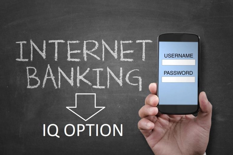 Como depositar dinheiro na IQ Option usando o banco online