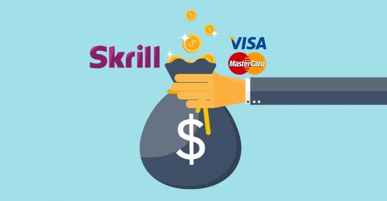 Como depositar Skrill com Visa e Mastercard