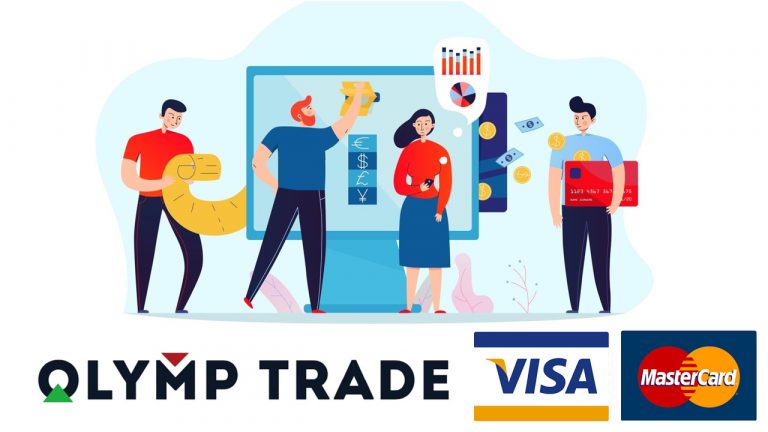 Como depositar o Olymp Trade com Visa e Mastercard 04/2022
