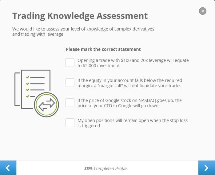 Ujian pengetahuan perdagangan investor